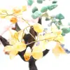 Árbol mineral con base de amatista y hojas de diversos minerales. - 14