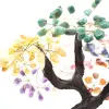 Árbol mineral con base de amatista y hojas de diversos minerales. - 17