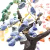 Árbol mineral con base de amatista y hojas de diversos minerales. - 16