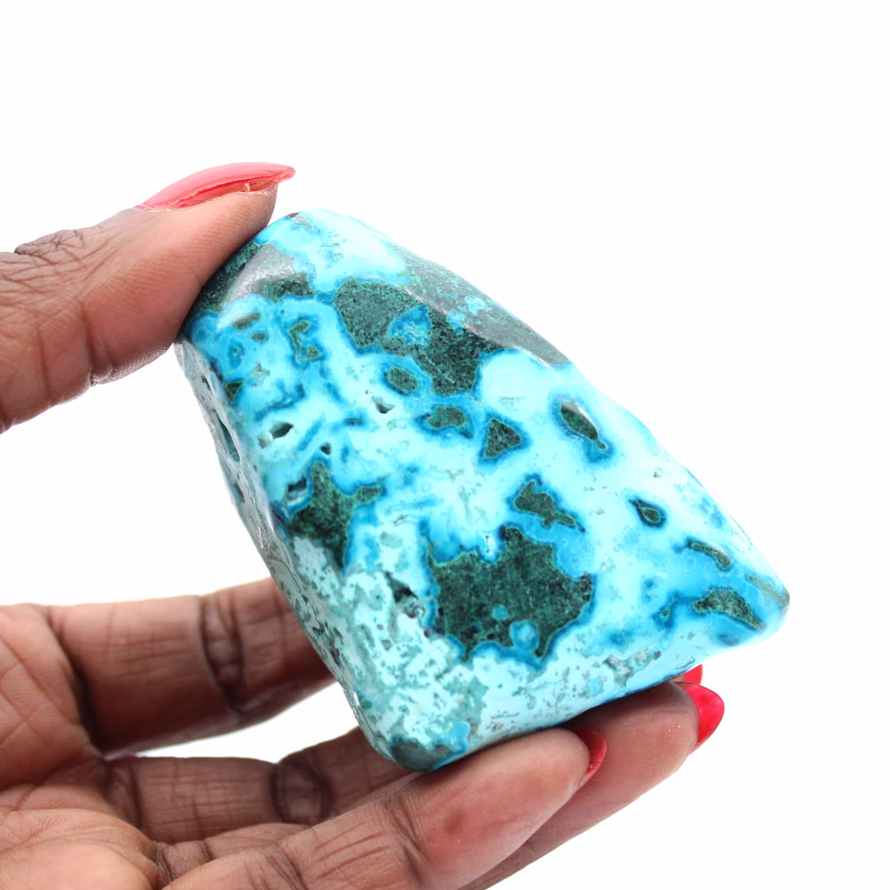 Bloque natural Crisocola Congo