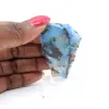 Rebanada de piedra de azurita malaquita para colección y creación - 4