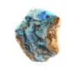 Rebanada de piedra de azurita malaquita para colección y creación - 0