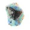 Rebanada auténtica de piedra de azurita malaquita para decoración - 0