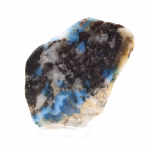 Rebanada auténtica de piedra de azurita malaquita para decoración