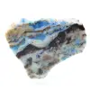 Rebanada pulida de azurita malaquita mineral bruto de calidad - 0