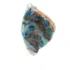 Rebanada pulida de azurita malaquita mineral bruto de calidad - 0