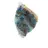 Rebanada pulida de azurita malaquita mineral bruto de calidad