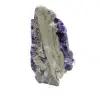 Rebanada de piedra de fluorita pirita pulida - 1