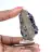 Rebanada de piedra de fluorita pirita pulida