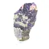 Rebanada de piedra de fluorita pirita pulida - 2