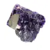 Piedra de fluorita pirita natural mineral único - 1