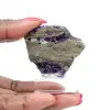Rebanada de fluorita y pirita para colección mineral - 0