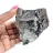 Rebanada de piedra de fluorita pirita pulida