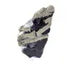 Piedra de fluorita pirita natural mineral único - 1