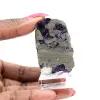 Piedra de fluorita pirita natural mineral único - 0