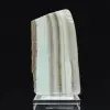Rebanada pulida de aragonita verde mineral bruto de calidad - 0
