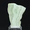 Rebanada pulida de aragonita verde mineral bruto de calidad - 0