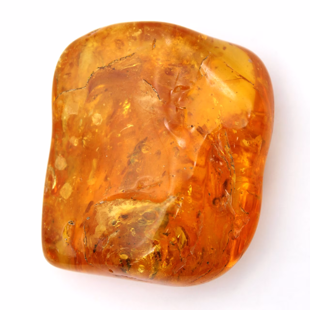 Ámbar amarillo auténtico de Lituania: piedra natural