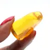 Mini guijarro de ámbar amarillo báltico: fósil para decoración - 1