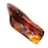 Guijarro de ámbar pulido de Lituania: objeto mineral decorativo