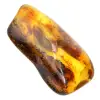 Pequeña piedra de ámbar pulido de Lituania - Colección Mineralógica - 0