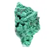 Muestra en bruto de malaquita fibrosa - 0