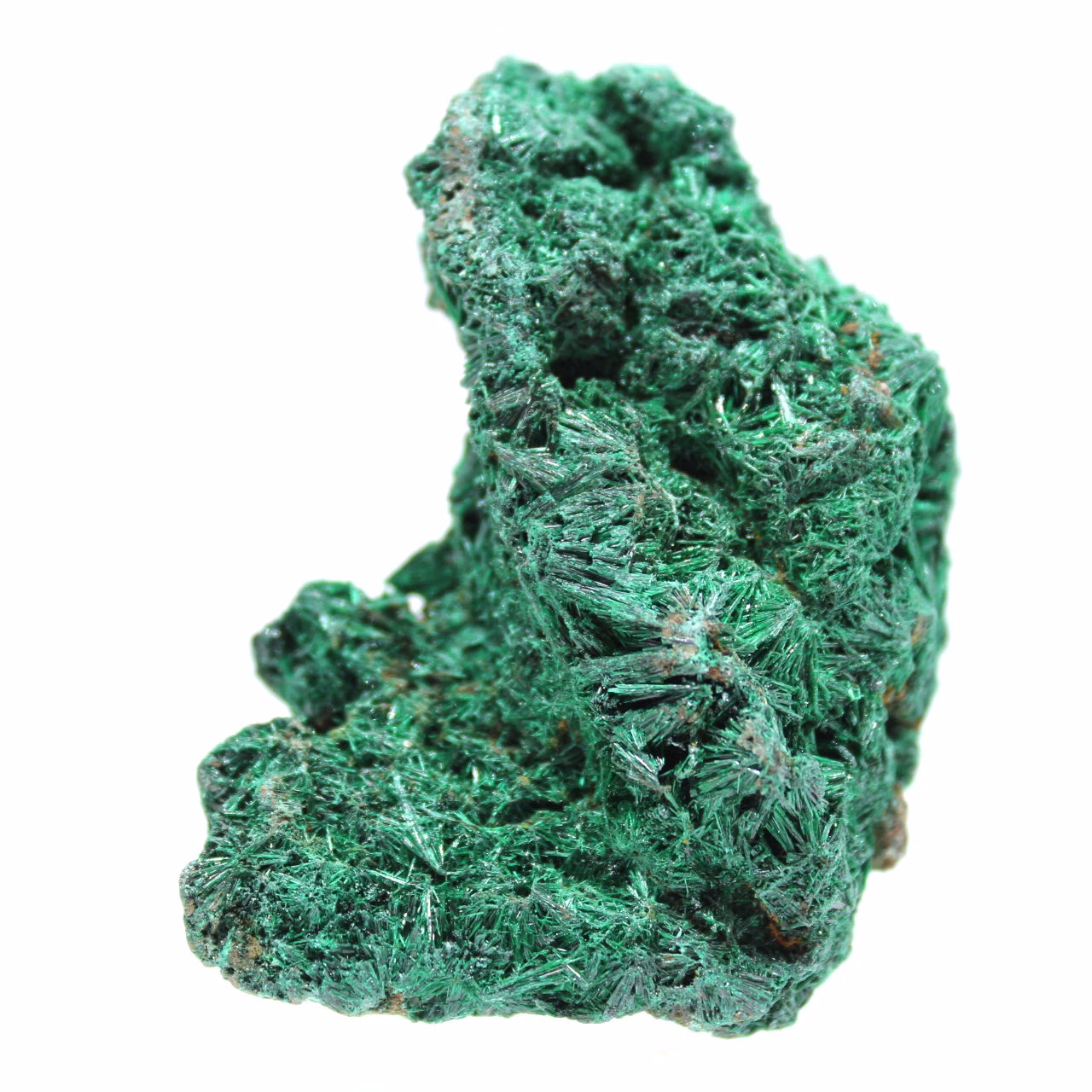 Piedra de malaquita fibrosa auténtica