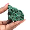 Trozo de malaquita fibrosa cruda - 1