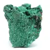 Cristal de malaquita fibrosa en bruto - 3