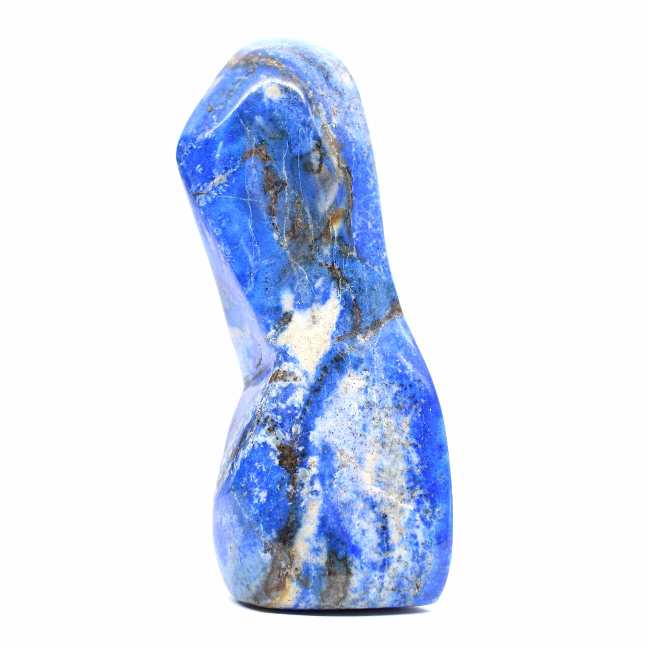 Adorno mineral de lapislázuli azul profundo de Afganistán