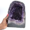 Gran geoda de amatista de Brasil para decoración interior y colección - 0