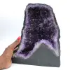  Geoda de amatista de Brasil única de alta calidad con base estable - 1