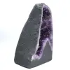 Geoda de amatista de Brasil única de alta calidad con base estable - 7