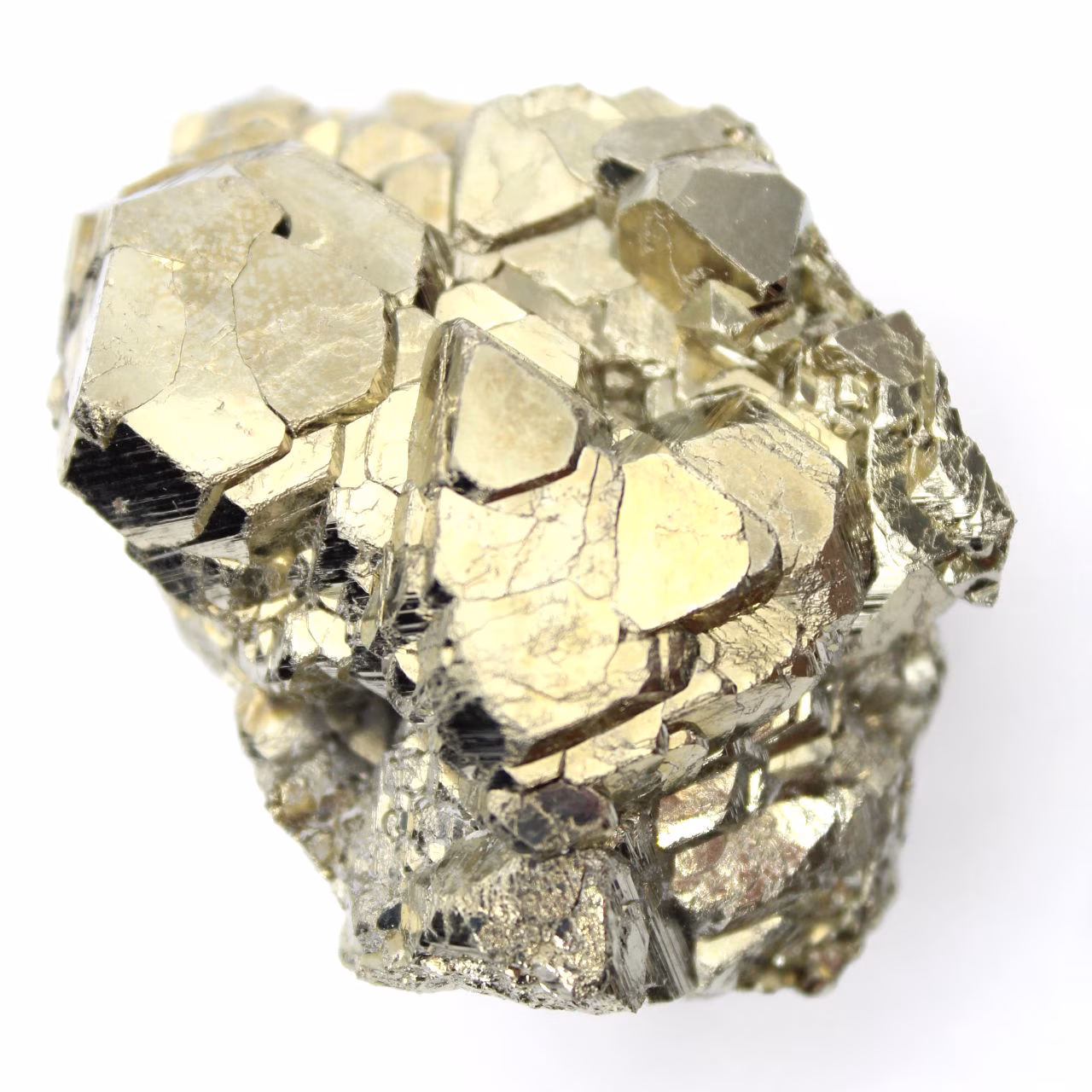 Piedra de Pirita mineral en bruto
