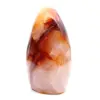 Adorno mediano de cornalina pulida - Piedra natural de Madagascar para decoración - 3
