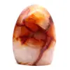Adorno mediano de cornalina pulida - Piedra natural de Madagascar para decoración - 4