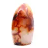 Adorno mediano de cornalina pulida - Piedra natural de Madagascar para decoración - 5