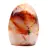 Adorno mediano de cornalina pulida - Piedra natural de Madagascar para decoración