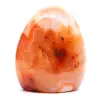 Adorno decorativo de cornalina pulida - Piedra natural de Madagascar (450 g) - 0