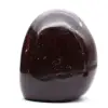 Adorno de cornalina pulida de Madagascar: piedra natural coleccionable de color rojo anaranjado intenso - 0