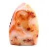 Cornalina pulida de Madagascar: espécimen de piedra natural para decoración y ciencia. - 0