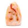 Cornalina pulida de Madagascar: espécimen de piedra natural para decoración y ciencia. - 4