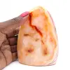 Cornalina pulida de Madagascar: espécimen de piedra natural para decoración y ciencia. - 1