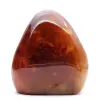 Adorno de cornalina pulida de Madagascar - Ejemplar de colección rojo anaranjado (piedra natural) - 0