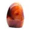 Piedra natural de cornalina pulida - Adorno decorativo para colección (Madagascar) - 0