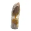 Cornalina natural pulida, gran adorno mineral de Madagascar. - 4