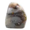 Cornalina pulida, gran adorno mineral de color rojo anaranjado, Madagascar - 2