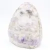 Amatista pulida, gran tamaño, Madagascar, adorno de piedra coleccionable. - 5