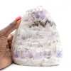 Amatista pulida, gran tamaño, Madagascar, adorno de piedra coleccionable. - 1