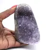 Geoda de amatista brasileña: cristales de color púrpura intenso - 0